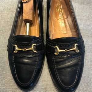 Black Bit Loafers - Johnston & Murphy Cellini 9.5D